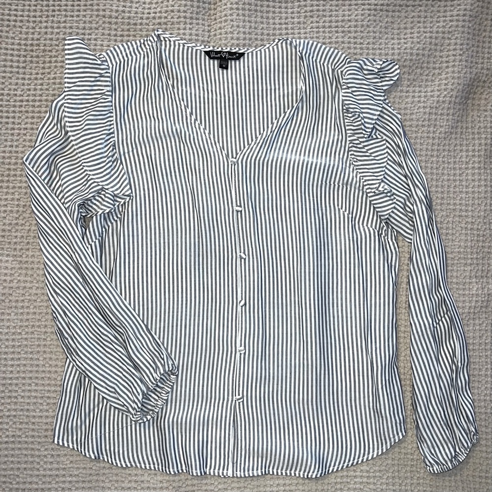 Velvet Heart Striped Blouse